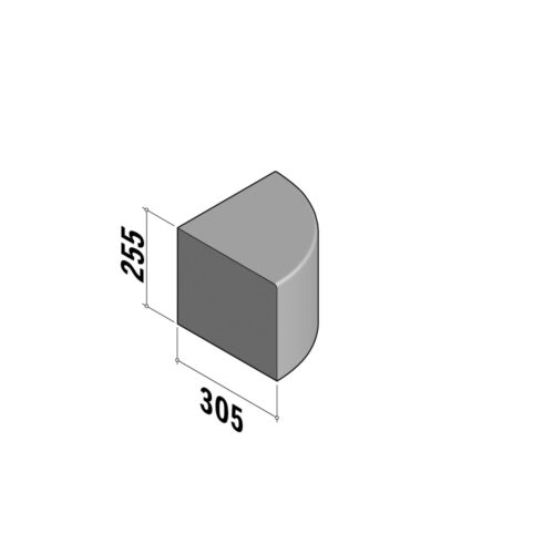 BN2 | Return Radial External | 305x255 | 0.305m | 90° | SQ