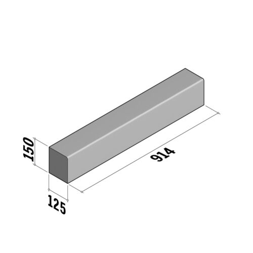 BN3 | Straight | 125x150xL914 | SQ