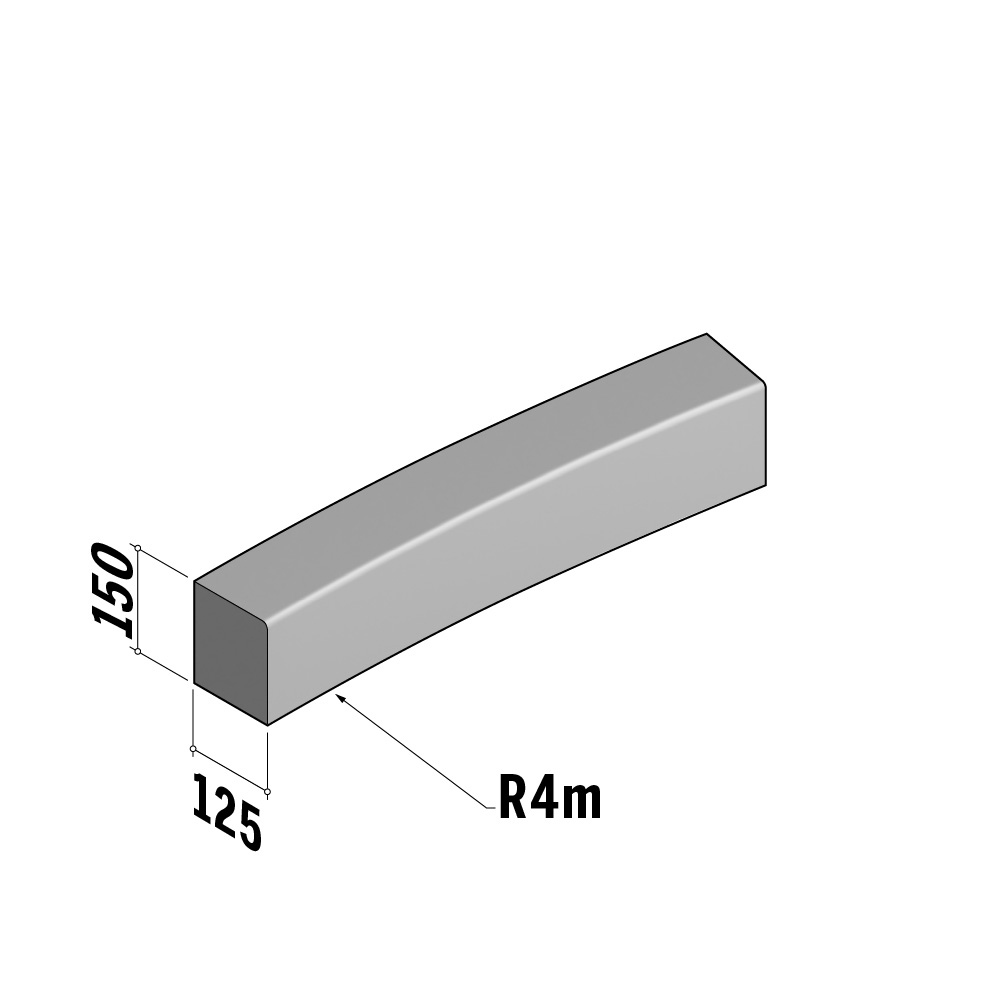 BN3 | Radius Internal | 125x150xL780 | 4m | SQ