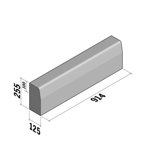 HB2 | Straight | 125x255xL914 | SQ