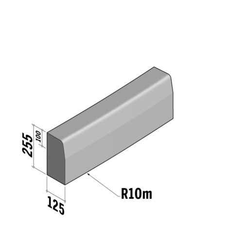 HB2 | Radius External | 125x255xL780 | 10m | SQ