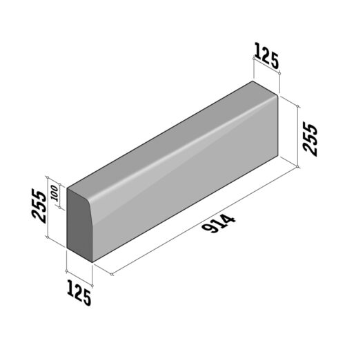 HB2 | Transition | 125x255 to BN2 125x255xL914 | Left | SQ