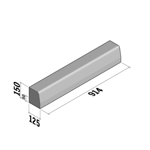 HB3 | Straight | 125x150xL914 | SQ