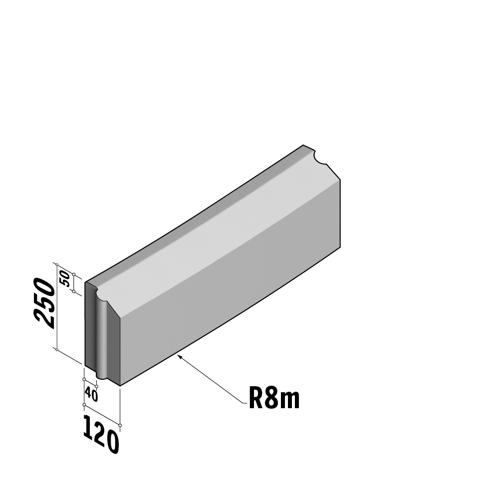 Cycle 40-120x250 | 40-120x250 | Radius | L-785 | External | 8m | Splay | HD