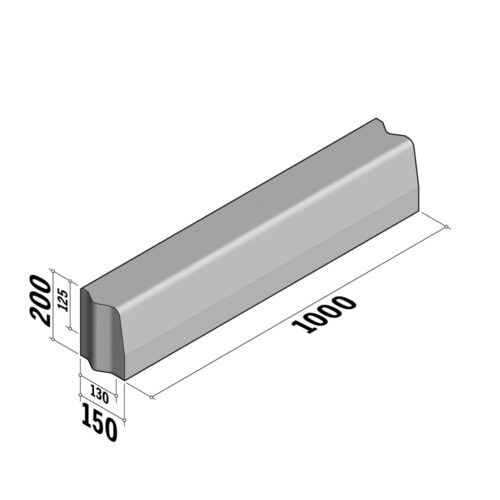 Highway 130-150x200 VB | 130-150x200 VB | Straight | L-1000 | Half-Battered | VB
