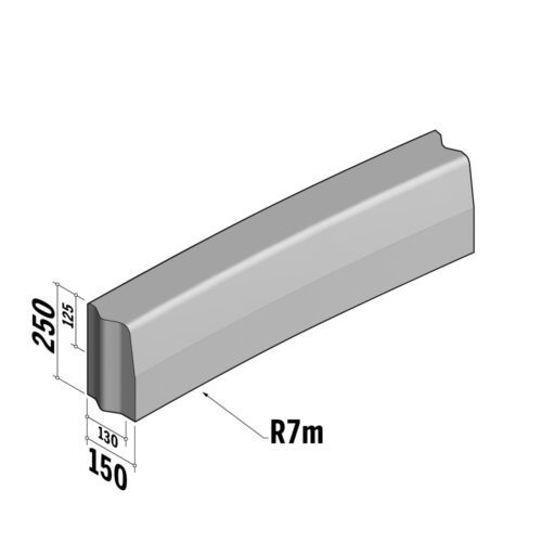 Highway 130-150x250 VB | 130-150x250 VB | Radius | L-1000 | Internal | 7m | Half-Battered | VB