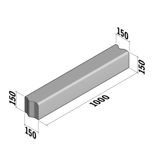 Highway 130-150x250 VB | 150x150 VB | Return 3-way | L-1000 | Middle | Half-Battered | VB