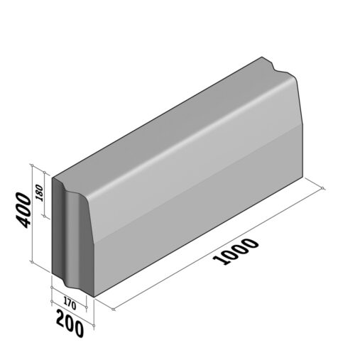 Highway 170-200x400 | 170-200x400 | Straight | L-1000 | Half-Battered | VB