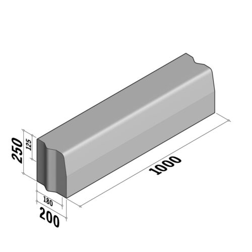 Highway 180-200x250 VB | 180-200x250 VB | Straight | L-1000 | Half-Battered | VB
