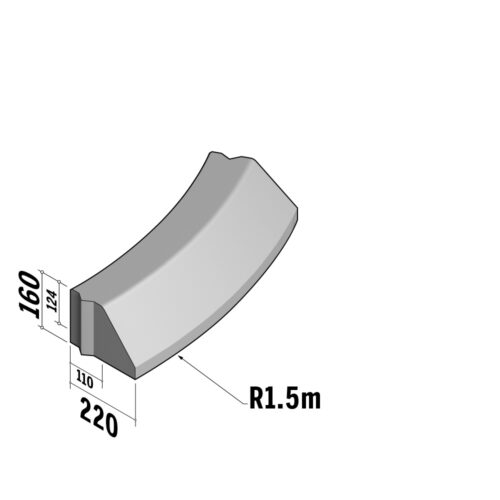 Highway 110-220x160 | 110-220x160 | Radius | L-785 | External | 1.5m | Splay | VB