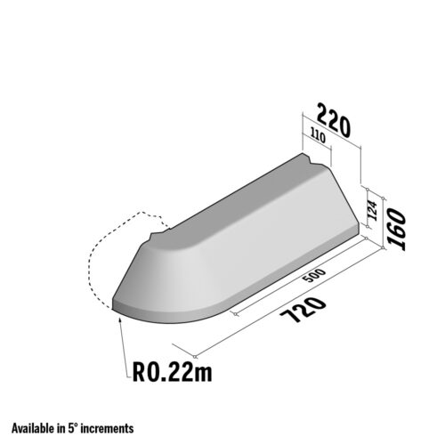 Highway 110-220x160 | 110-220x160 | Return Point | 100° | 0.22m | Splay | VB