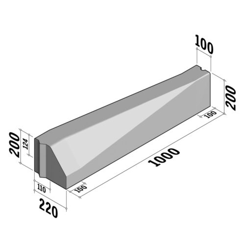 Highway 110-220x200 | 110-220x200 | Transition | to 100x200 | L-1000 | Splay | VBHD