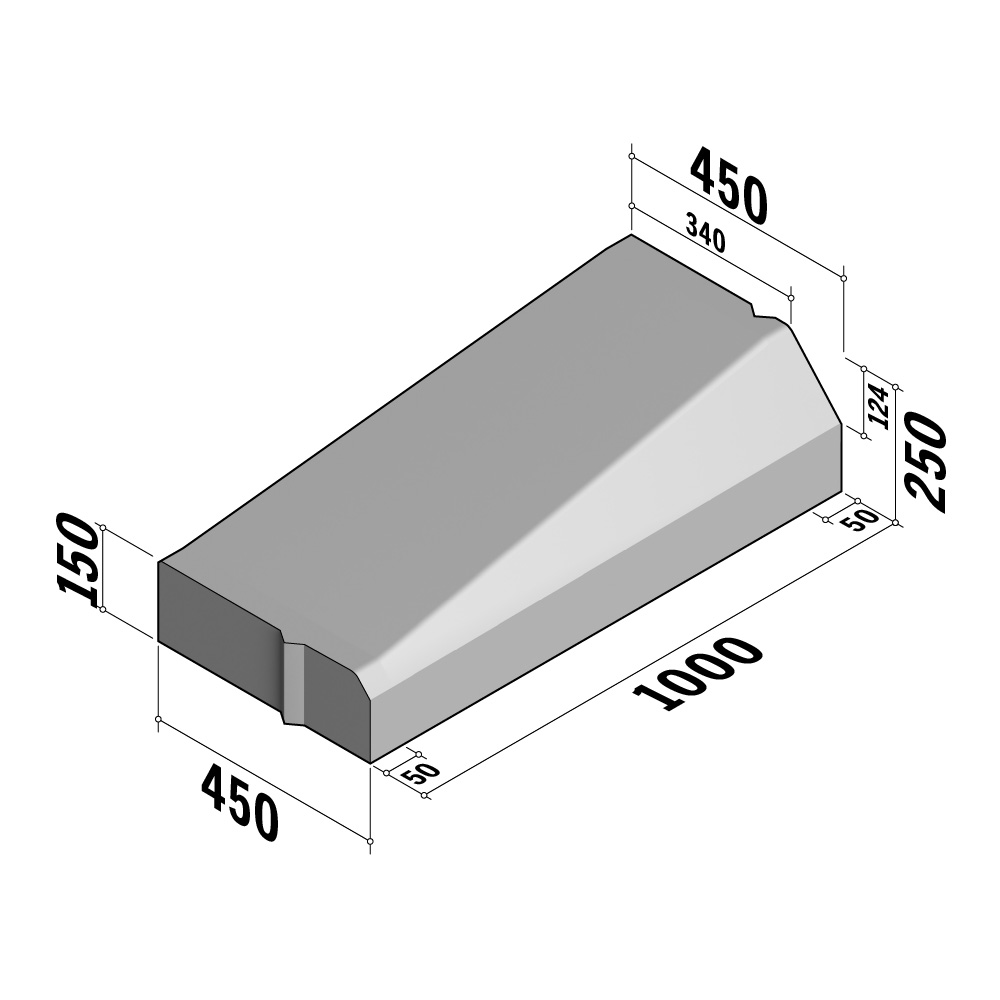 Highway 340-450x250 | 340-450x250 | Drop Transition | to 450x150 | L-1000 | Right | Splay | VB
