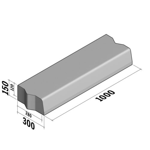 Highway 280-300x150 | 280-300x150 | Straight | L-1000 | Half-Battered | VB