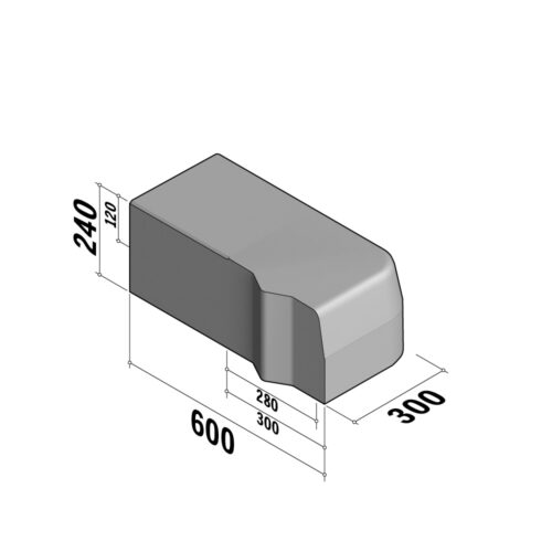 Highway 280-300x240 | 280-300x240 | Entry Platform | L-600 | Return | Left | Half-Battered | VB