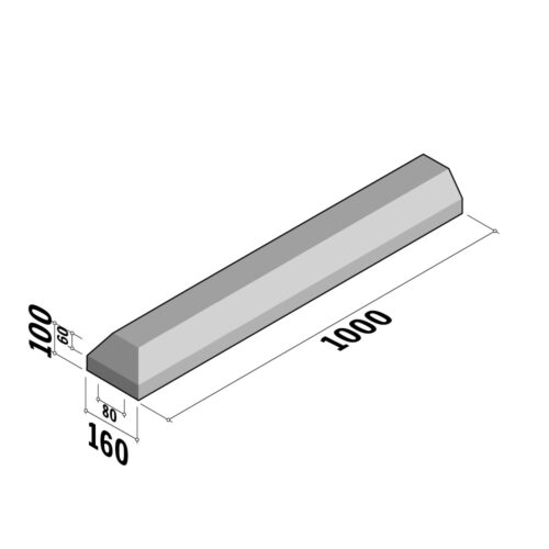Segregator 80-160 | 80-160x100 | Straight | L-1000 | End | Splay | SQ