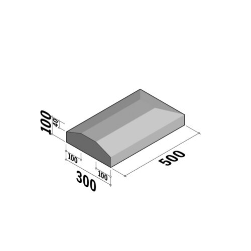 Segregator 100-300 | 100-300x100 | Straight | L-500 | End | Splay | SQ