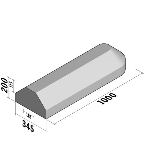 Segregator 115-345 | 115-345x200 | Straight | L-1000 | End | Splay | SQ