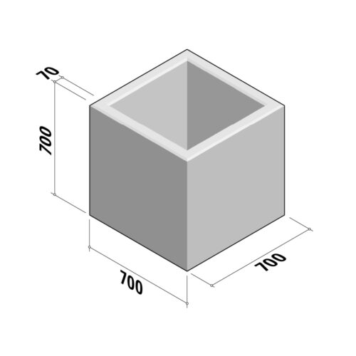 Bloem | Square | 700x700x700