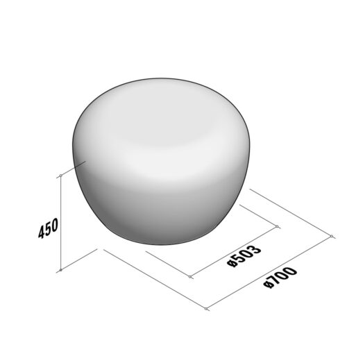 Boulder Stools | 700 | H450-Ø700