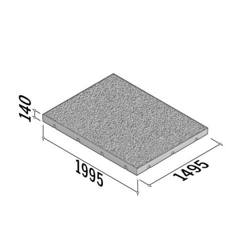 Double XL Aesthetic | Antislip Reinforced | 1995x1495x140