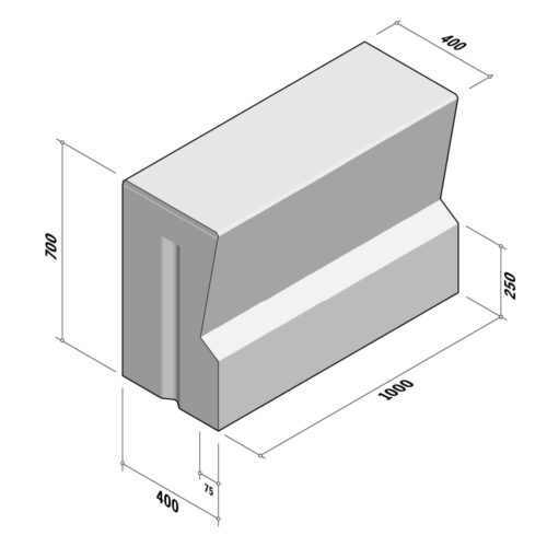 Grand Bastion | Straight | 400-320x700 | L1000 | VVB