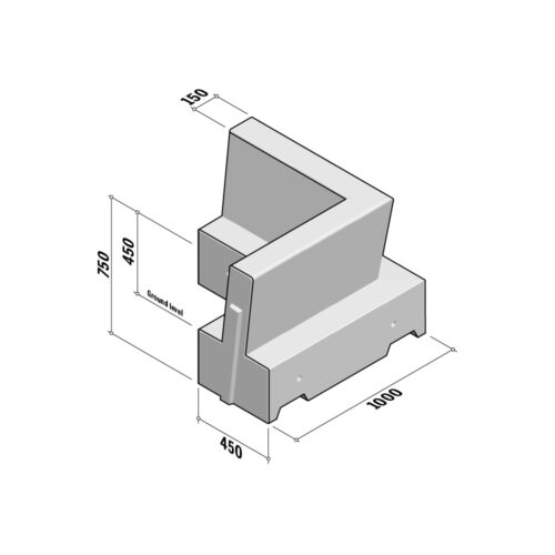 Greenline | Return External | 450 | 150-450x750 | L1000 | 90°