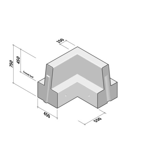 Greenline | Return Internal | 450 | 150-450x750 | L550 | 90°