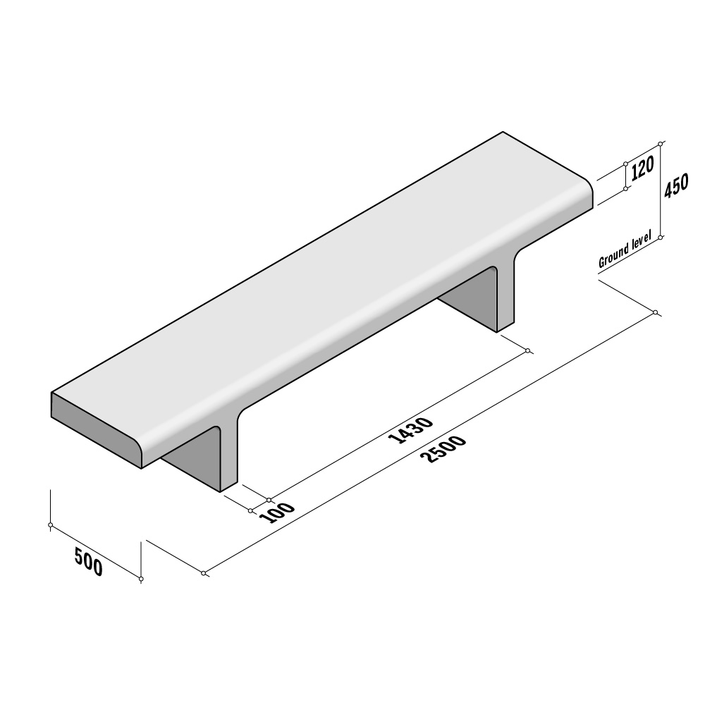 Link | Straight | 250 | 500x450 | L2500