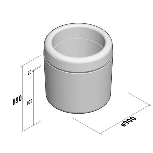 Mellow Planter | Large | Ø900