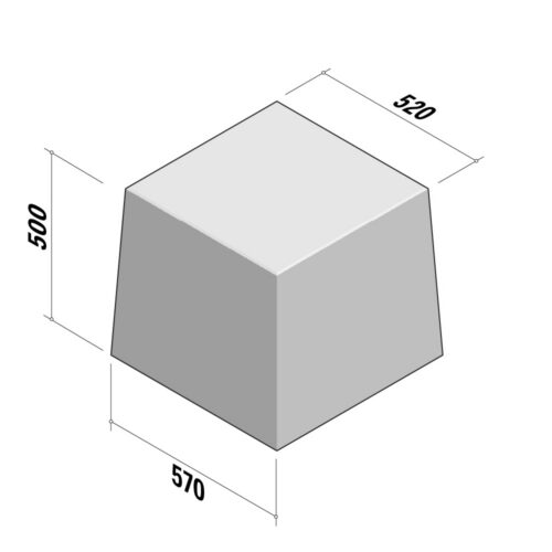 Ornamental Square | 600 | 600x600x500