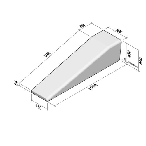 Solid | End Transition | 500-450x500 | L2000 | Left