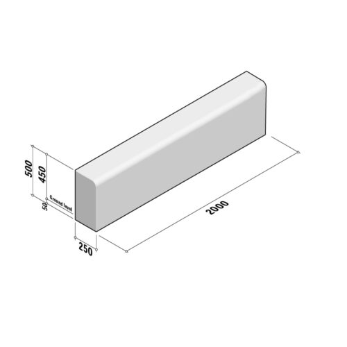 Solid | Straight | Niche | 250x500 | L2000 | Middle