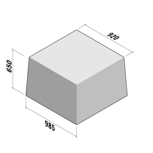 Square Stools | 1000 | 1000x1000x650