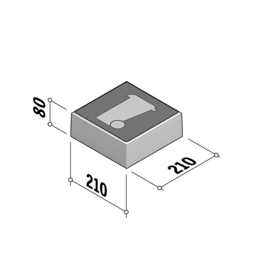 Symbols Flags | 210x210 | 80mm Thick | Wheelie-bin