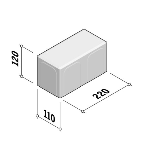 Drainage Kerb-it | Kerb-it 110x120 | Block | 120mm Thick