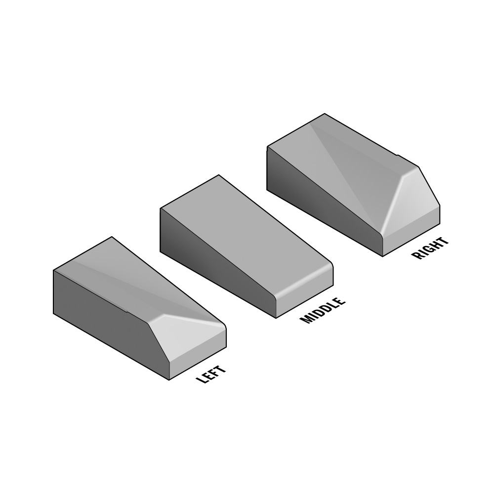 Highway 110-220 Entry | 600x200 | Entry Kerb | L-300 | Left | Splay | SQ - Image 2