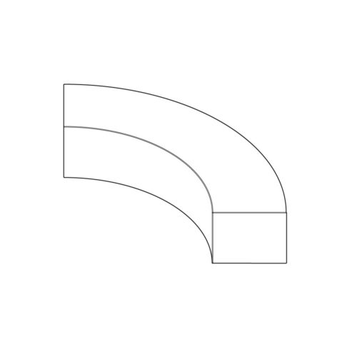 Box | Backless Bench | Curve | Radius 100