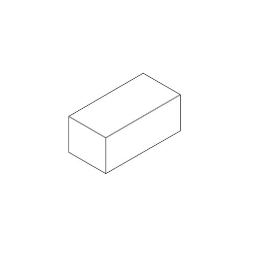 Box | Backless Bench | Straight | 100 | 1m Length