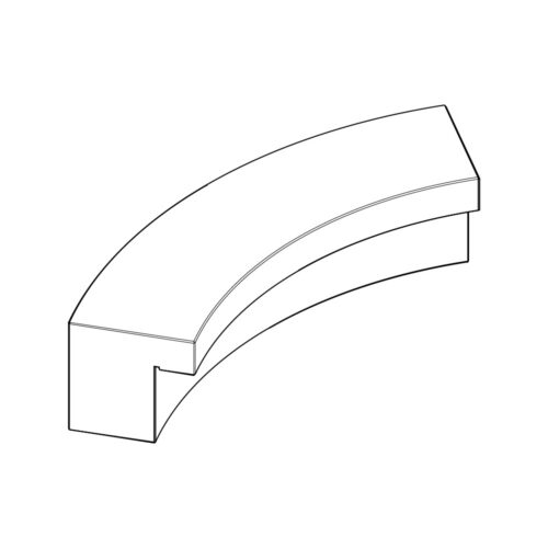 Comu | Backless Bench | Concave Middle