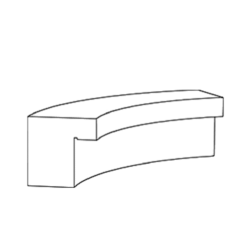 Comu | Backless Bench | Concave Middle