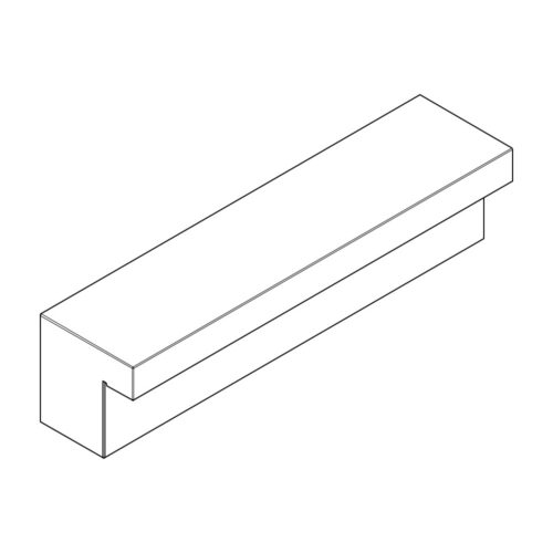 Comu | Backless Bench | Straight Middle