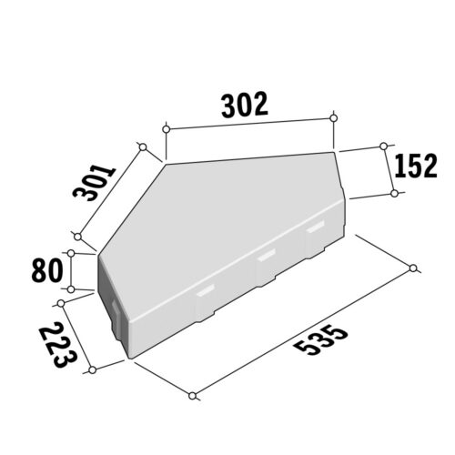 Erasmus | B - 535x300 | 80mm Thick