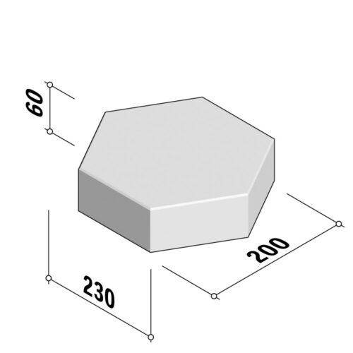 Hexo | 200x230 | 60mm Thick