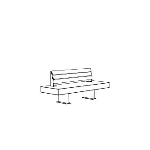 Levit | Backless Bench | 200 Back Rest
