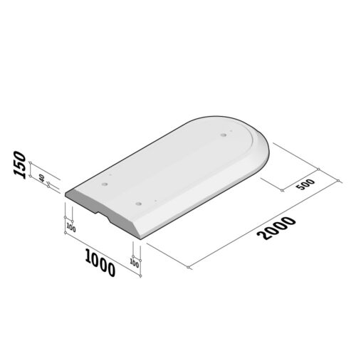 Modular Islands | 1000 | 1000x140 | L-2000 | Head