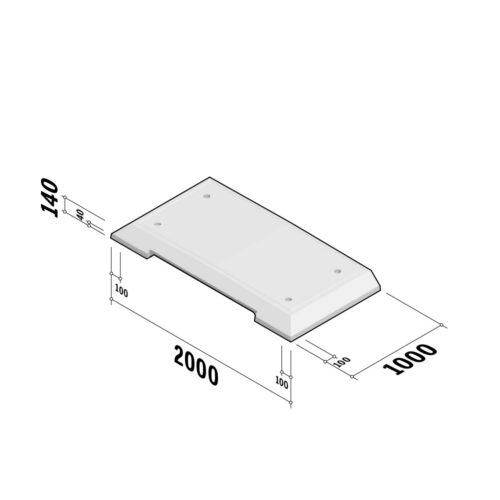 Modular Islands | 2000 | 2000x140 | L-1000 | End