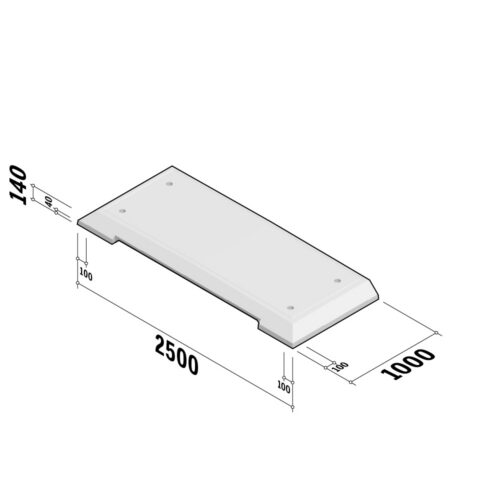 Modular Islands | 2500 | 2500x140 | L-1000 | End