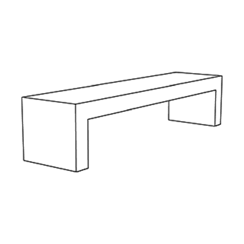 Portic | Backless Bench | 200