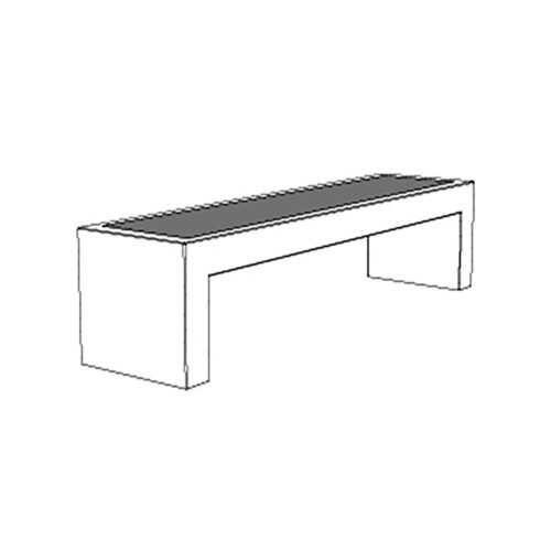 Portic | Backless Bench | 200 Teak